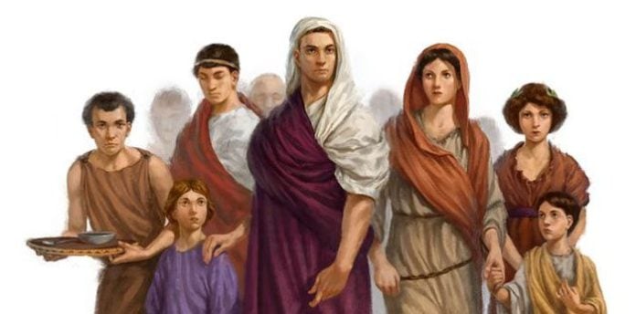 La famiglia romana nell'antica Roma