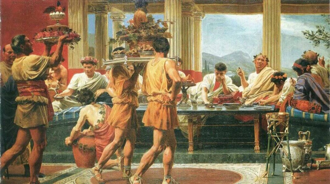 La cena di Trimalcione, riassunto e analisi