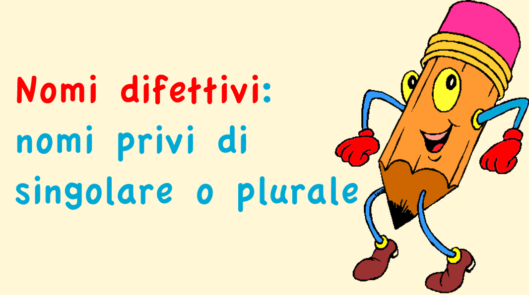 Nomi difettivi esempi
