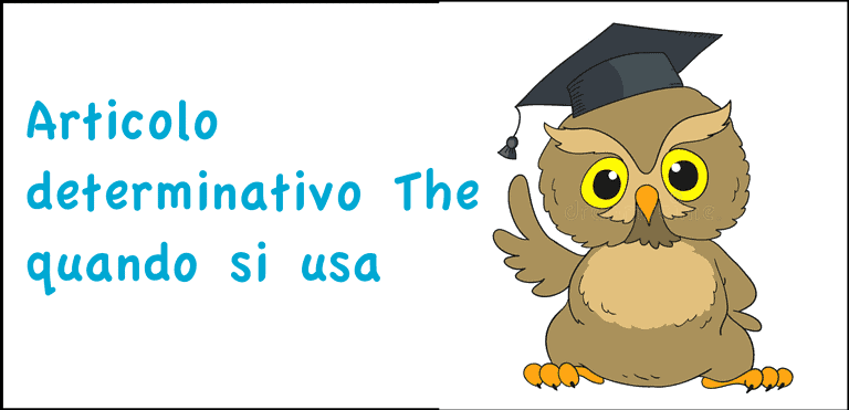 Articolo determinativo The: quando si usa