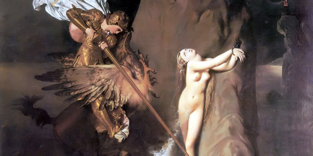 Ruggiero, Angelica e l'orco: riassunto