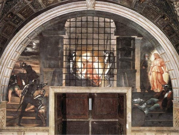 Raffaello, La liberazione di San Pietro, Stanza di Eliodoro