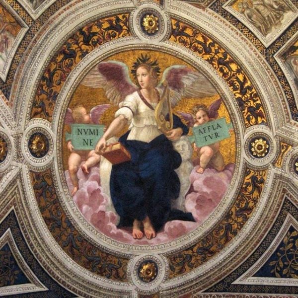 Raffaello, La Poesia, volta della Stanza della Segnatura