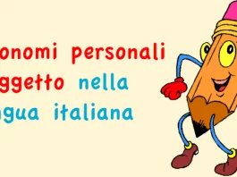 Pronomi personali soggetto nella lingua italiana