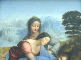 Sant'Anna, la Vergine e il Bambino con l'agnello di Leonardo da Vinci
