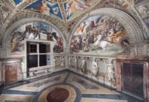 La Stanza di Eliodoro di Raffaello nei Musei Vaticani