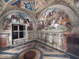 La Stanza di Eliodoro di Raffaello nei Musei Vaticani
