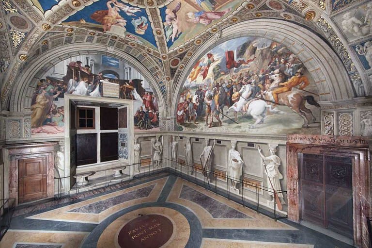 La Stanza di Eliodoro di Raffaello nei Musei Vaticani