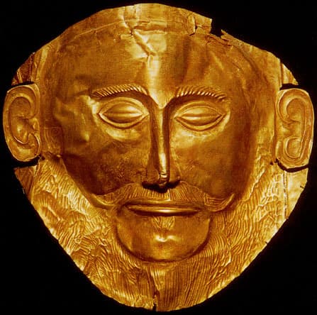 Maschera di Agamennone: scheda tecnica e spiegazione