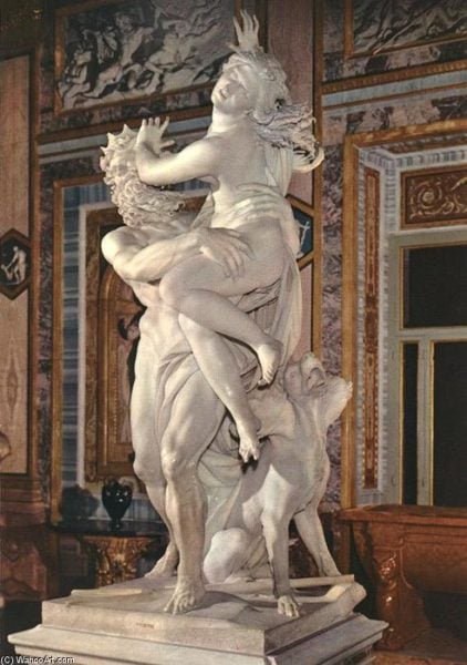 Ratto di Proserpina, 1621-1622, marmo, h. 225 cm. Roma, Galleria Borghese