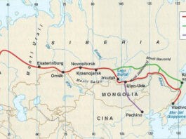 Il percorso della ferrovia Transiberiana