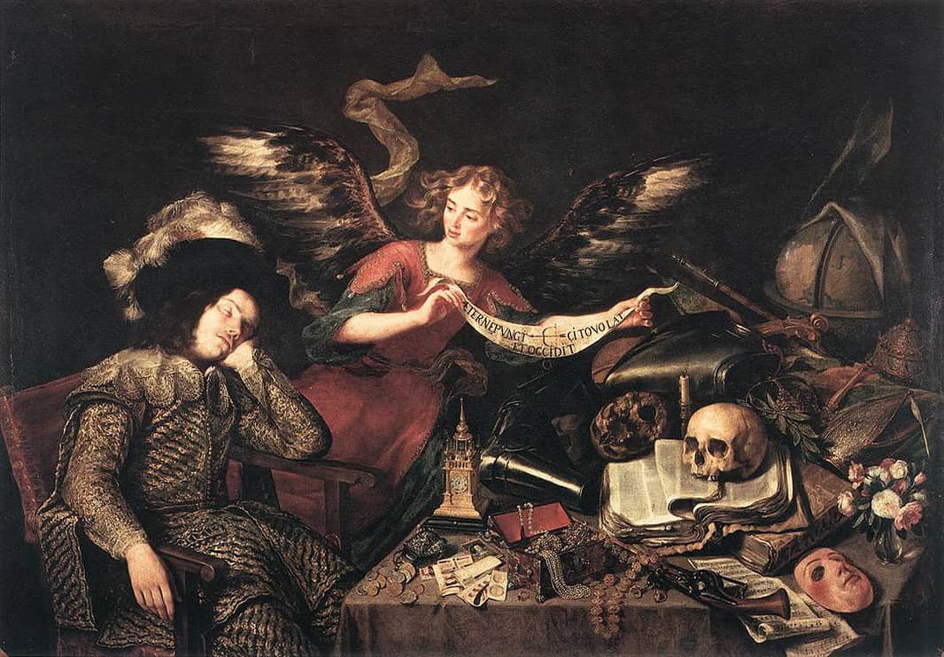 Antonio de Pereda, Il sogno del nobiluomo - descrizione