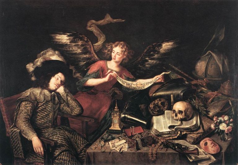 Antonio de Pereda, Il sogno del nobiluomo - descrizione