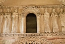 Arte longobarda: Tempietto di Santa Maria a Cividale del Friuli (Udine), VIII secolo, particolare