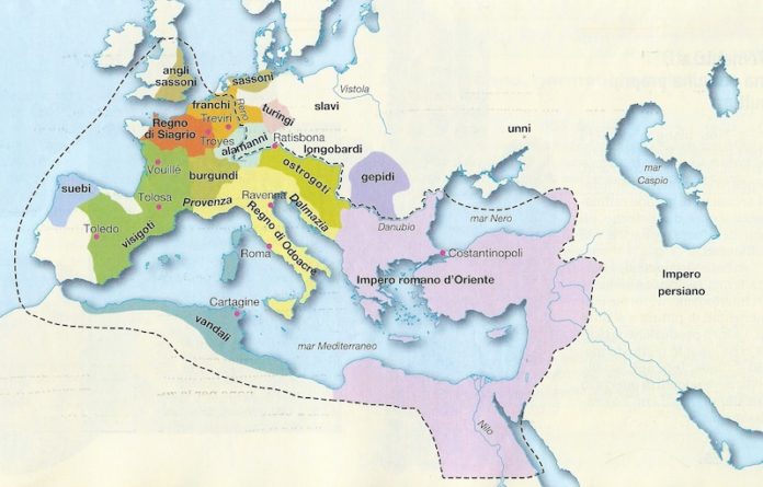 La caduta dell'Impero romano d'Occidente