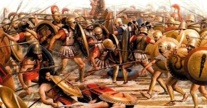 Battaglia di Maratona (490 a.C.) tra Greci e Persiani