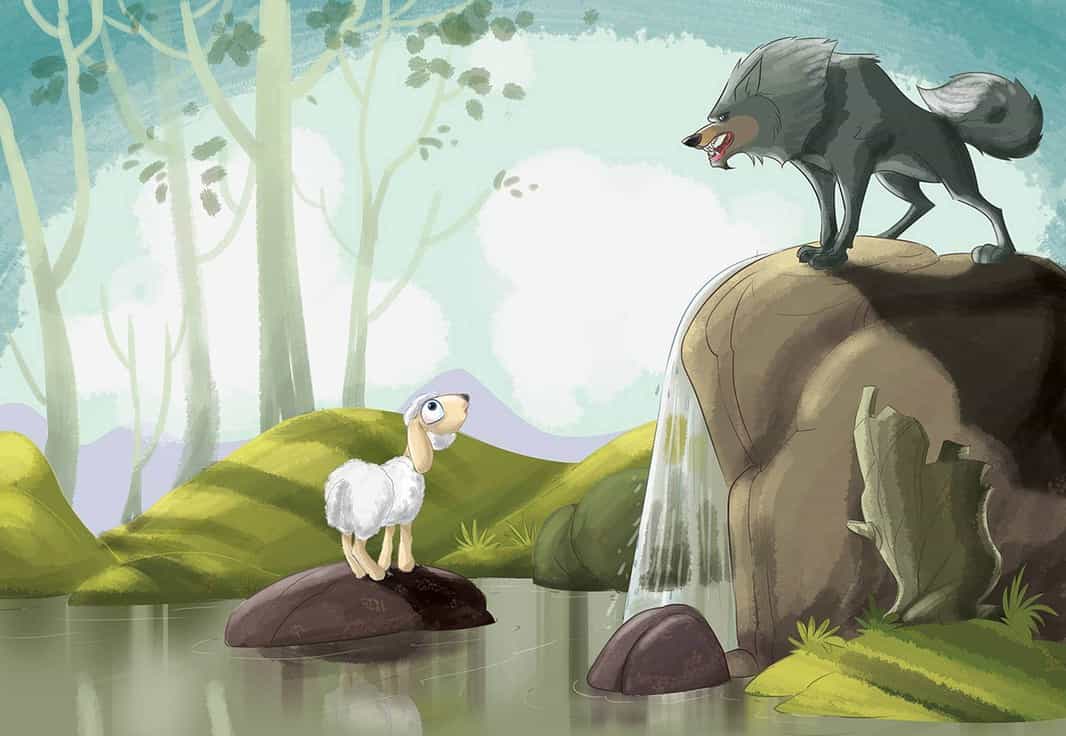 Il lupo e l'agnello, favola di Fedro, riassunto e morale
