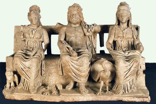 La Triade capitolina, Guidonia Montecello, Museo Archeologico Rodolfo Lanciani