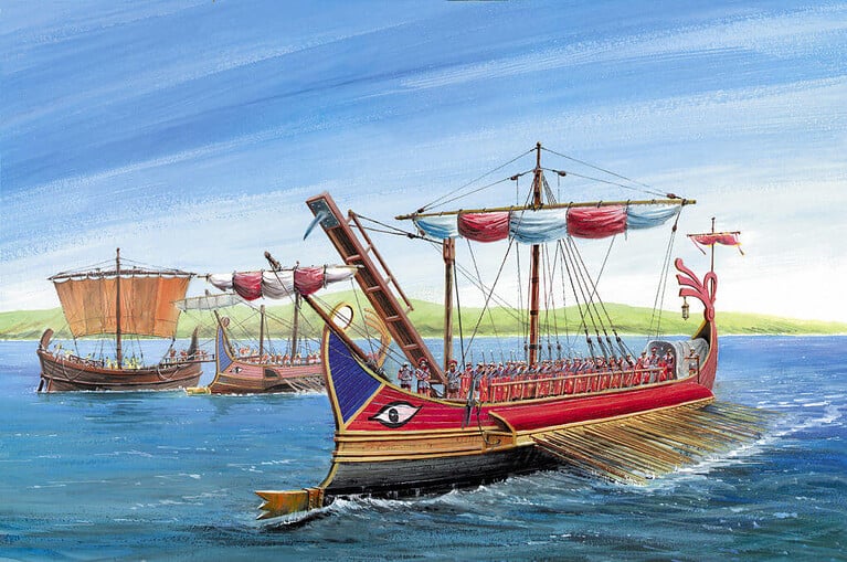 Trireme, nave da guerra greca