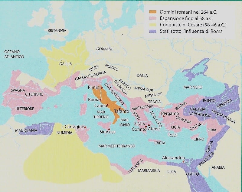 Roma Conquista L Italia E Il Mediterraneo Studia Rapido