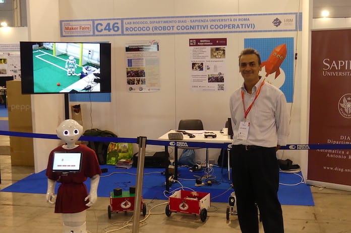Luca Iocchi, professore del DIAG, esperto di robotica a scuola