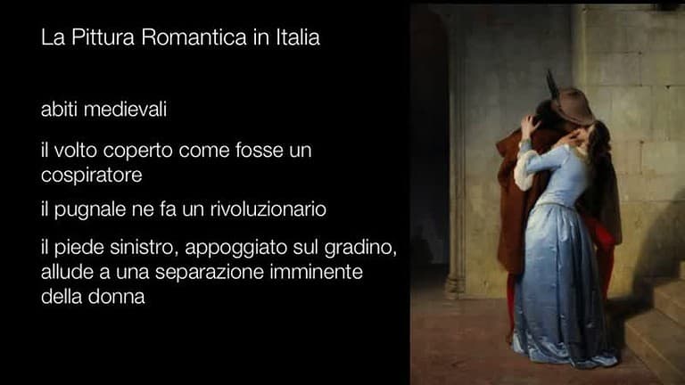 la pittura romantica in italia
