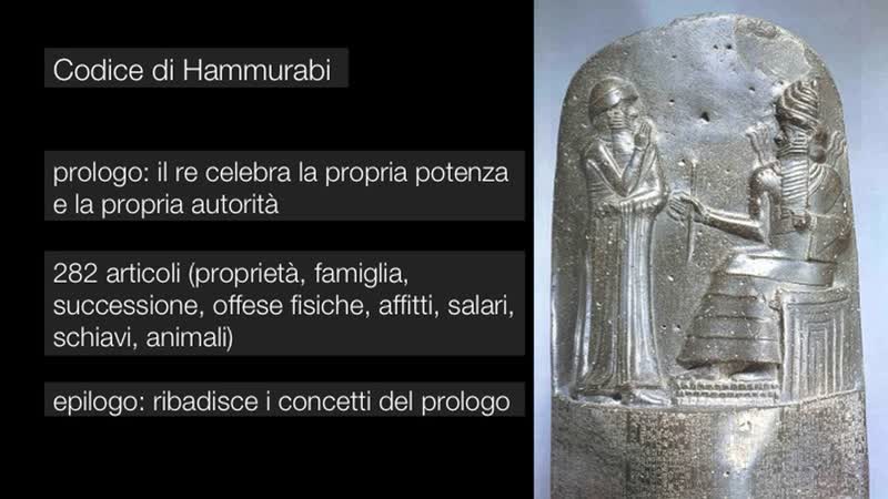 Il Codice Di Hammurabi E La Legge Del lione Video Studia Rapido