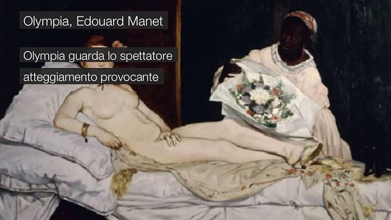 Olympia di Manet: descrizione