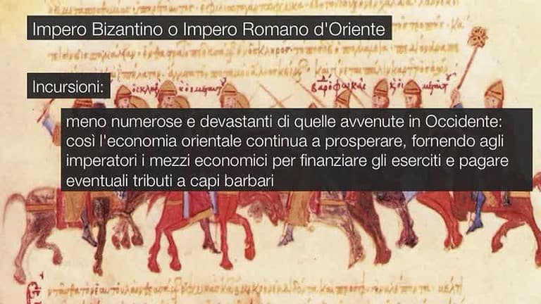 Storia dell'Impero romano d'Oriente o Impero bizantino