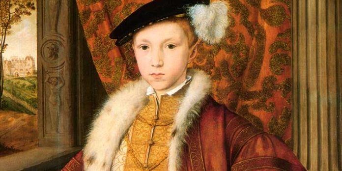 Edoardo VI, re d'Inghilterra e d'Irlanda, figlio di Enrico VIII