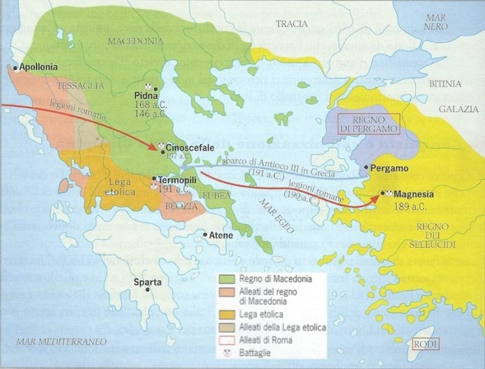 Le guerre macedoniche, 215-148 a.C. riassunto