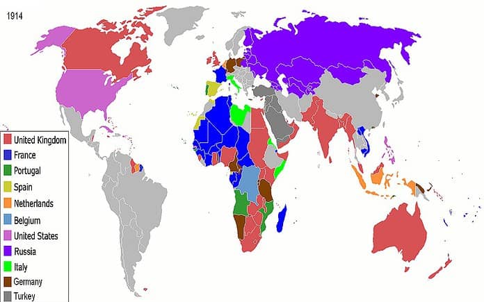 L'imperialismo e la spartizione dell'Africa e dell'Asia