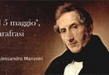 Il cinque maggio parafrasi