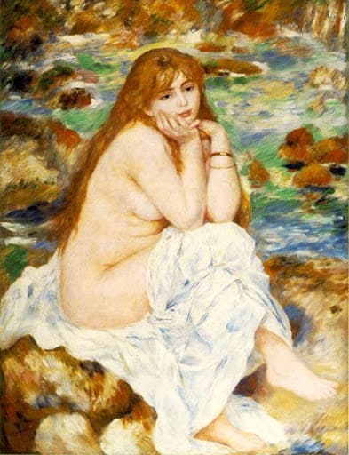 Bagnante seduta Pierre Auguste Renoir