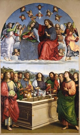 Raffaello , Incoronazione della Vergine