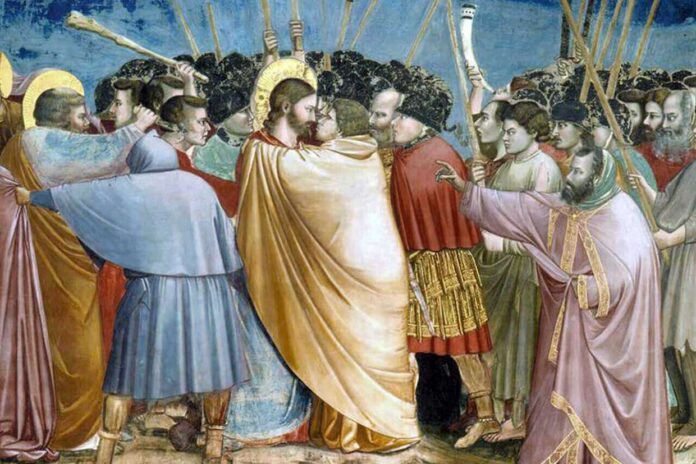 Il bacio di Giuda di Giotto