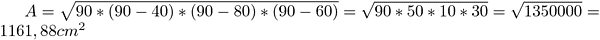 Formula di Erone esercizio