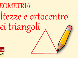 altezza di un triangolo e ortocentro