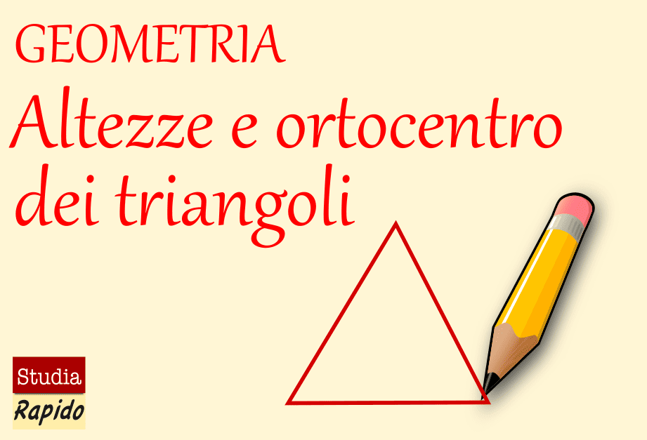 altezza di un triangolo e ortocentro