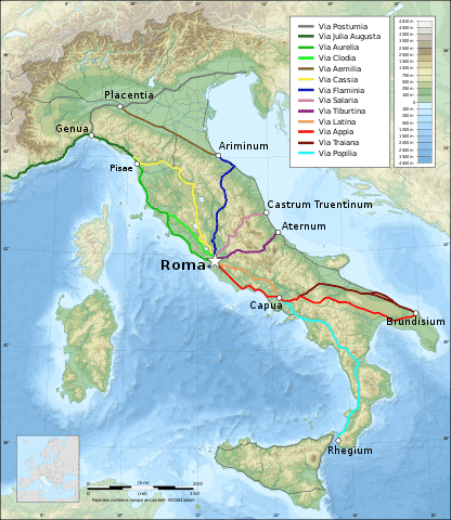 strade consolari romane