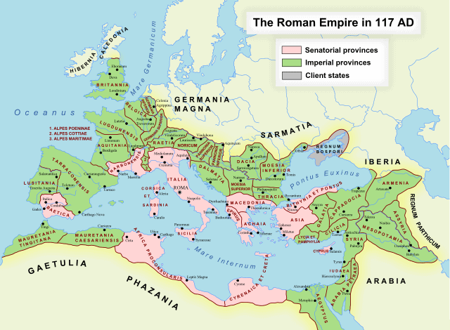 Romanizzazione dell'Impero romano
