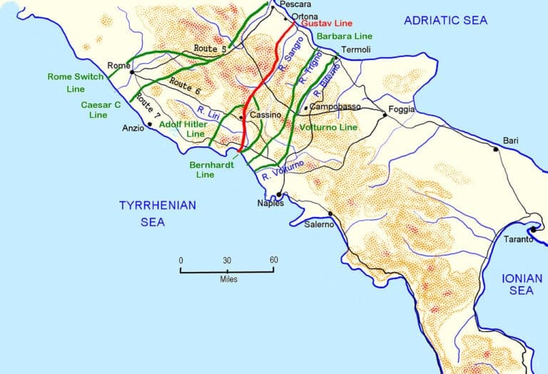 Linea Gustav seconda guerra mondiale
