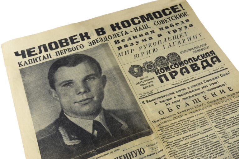 Jurij Gagarin primo uomo nello spazio
