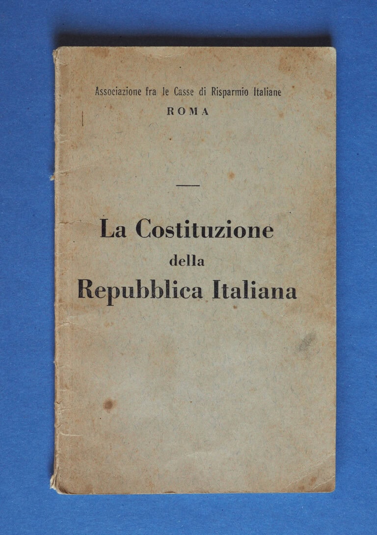 Storia della Costituzione italiana - le tappe