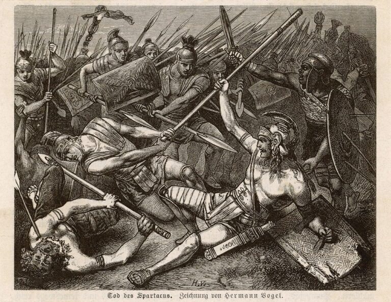 La guerra servile guidata da Spartaco