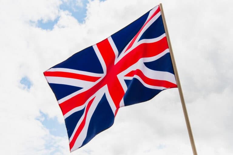 Union Jack bandiera nazionale del Regno Unito