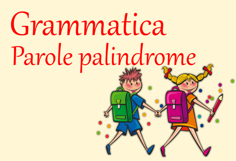 Parole palindrome e frasi palindrome - esempi