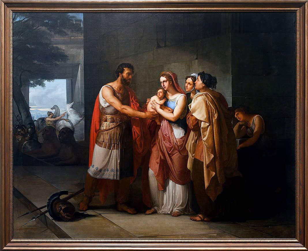Astianatte figlio di Ettore e Andromaca